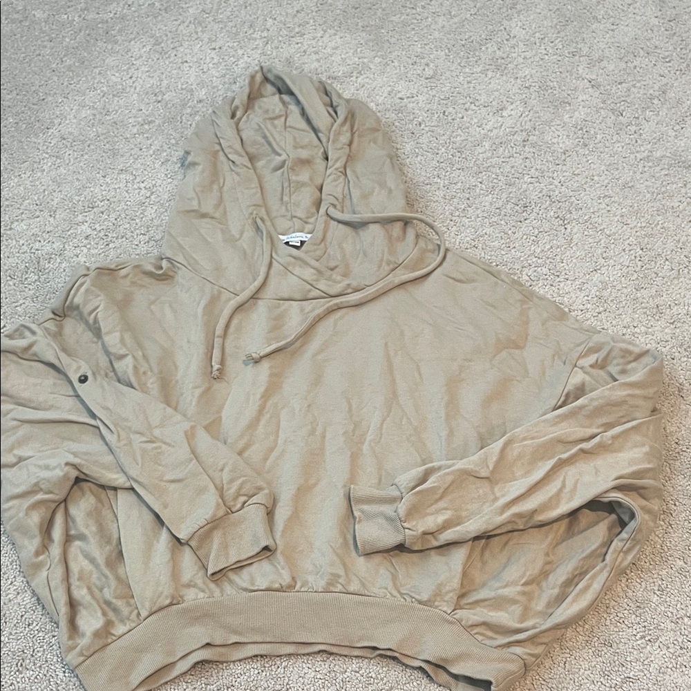 Young Fabulous & Broke Beige Hooded Pullover